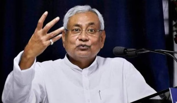 Nitish Kumar announcing women-centric schemes Bihar polls